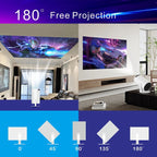 Nuvélle™ View Smart Projector (Android 11 & 4K Support)
