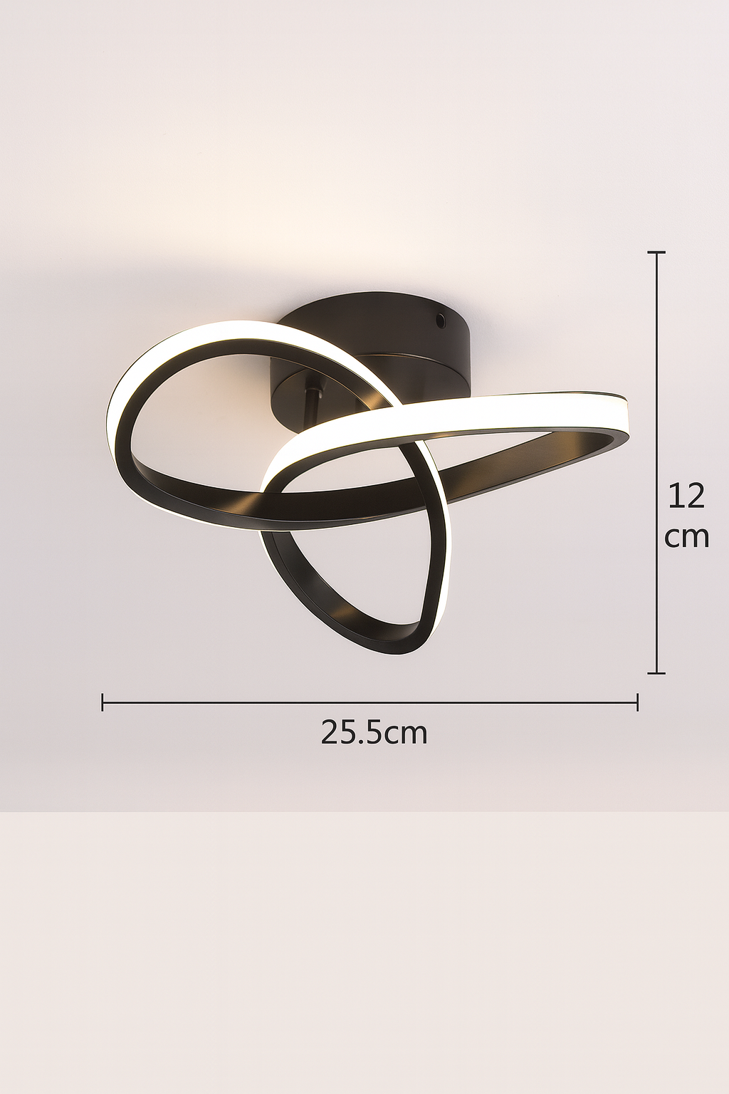 Nuvélle™ Infinity Modern LED Ceiling Light (Minimalist Art Decor)