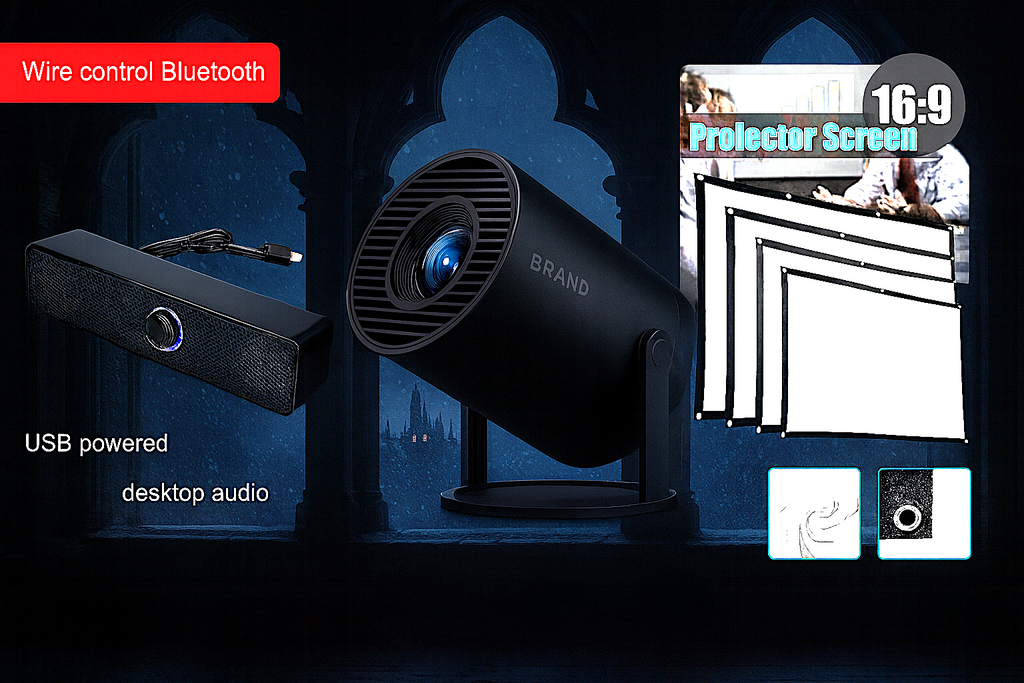 Nuvélle™ View Smart Projector (Android 11 & 4K Support)